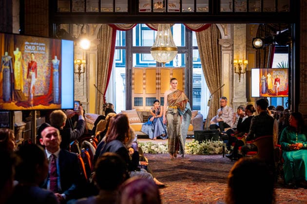 09-04-2026 Thailand Princess Sirivannavari Nariratana Rajakanya of Thailand during the presentation of a historic showcase, entitled CHUD THAI: Knowledge, Craftsmanship and Practices of the Thai National Costume, at Hotel Des Indes, the Hague. Â  Copyright: xPPEx