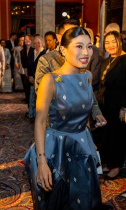09-04-2026 Thailand Princess Sirivannavari Nariratana Rajakanya of Thailand during the presentation of a historic showcase, entitled CHUD THAI: Knowledge, Craftsmanship and Practices of the Thai National Costume, at Hotel Des Indes, the Hague. Â  Copyright: xPPEx