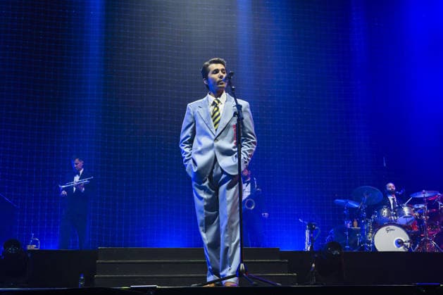 Music Concert - Fulminacci - Palazzacci Tour 2026 Fulminacci - stage name of Filippo Uttinacci - performs live during the concert of Palazzacci Tour 2026 on stage of Palazzo dello Sport on April 09, 2026 in Rome, Italy Rome Palazzo dello Sport Italy Copyright: xRobertoxBettacchix xLiveMediax LPM_2381073