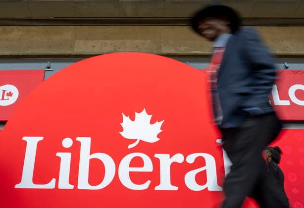 April 9, 2026, Montreal, Pq, CANADA: An attendee walks through the Liberal Convention in Montreal on Thursday, April 9, 2026. Montreal CANADA  - ZUMAc35_ 20260409_zaf_c35_052 Copyright: xChristinnexMuschix