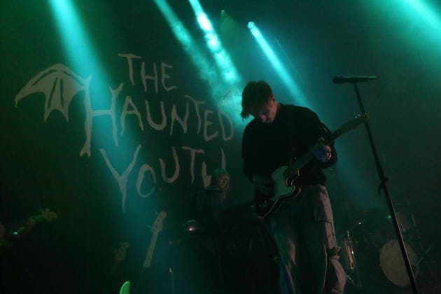 Joachim Liebens from the band The Haunted Youth at a concert at Hole 44 in Berlin, April 9, 2026 The Haunted Youth concert Berlin