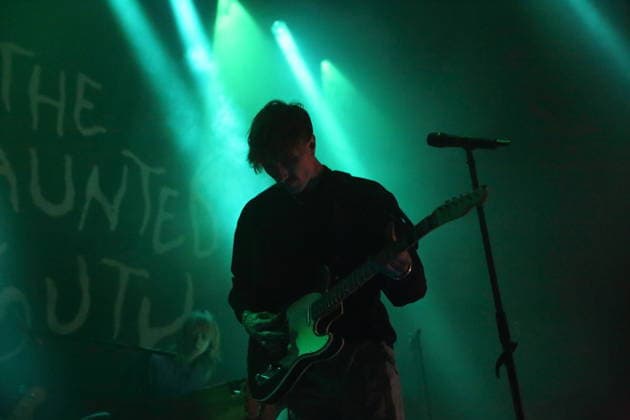 Joachim Liebens from the band The Haunted Youth at a concert at Hole 44 in Berlin, April 9, 2026 The Haunted Youth concert Berlin