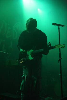 Joachim Liebens from the band The Haunted Youth at a concert at Hole 44 in Berlin, April 9, 2026 The Haunted Youth concert Berlin