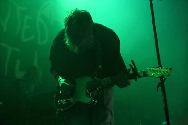 Joachim Liebens from the band The Haunted Youth at a concert at Hole 44 in Berlin, April 9, 2026 The Haunted Youth concert Berlin