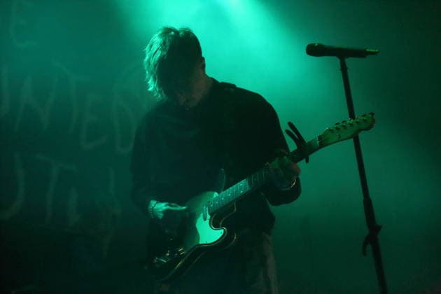 Joachim Liebens from the band The Haunted Youth at a concert at Hole 44 in Berlin, April 9, 2026 The Haunted Youth concert Berlin