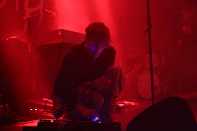Joachim Liebens from the band The Haunted Youth at a concert at Hole 44 in Berlin, April 9, 2026 The Haunted Youth concert Berlin