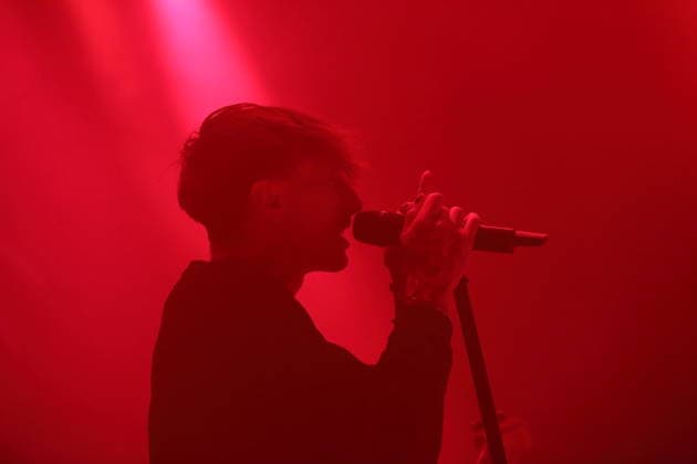 Joachim Liebens from the band The Haunted Youth at a concert at Hole 44 in Berlin, April 9, 2026 The Haunted Youth concert Berlin