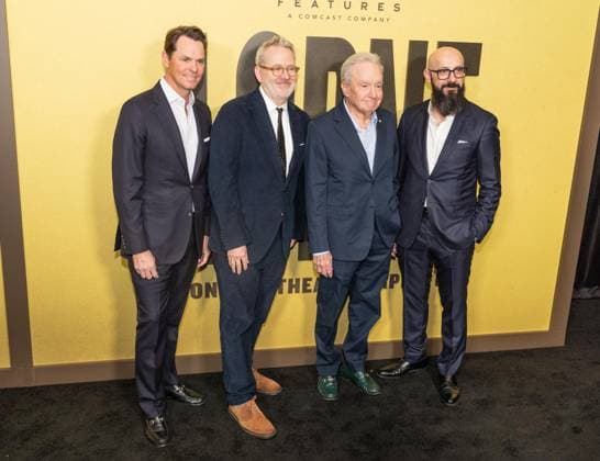 April 9, 2026, Bronx, New York, USA: Jason Cassidy, Morgan Neville, Lorne Michaels and Peter Kujawski attend Focus Features premiere of Lorne at Alice Tully Hall in New York, NY on April 9, 2026. Bronx USA - ZUMAr339 20260409_znp_r339_183 Copyright: xLevxRadinx