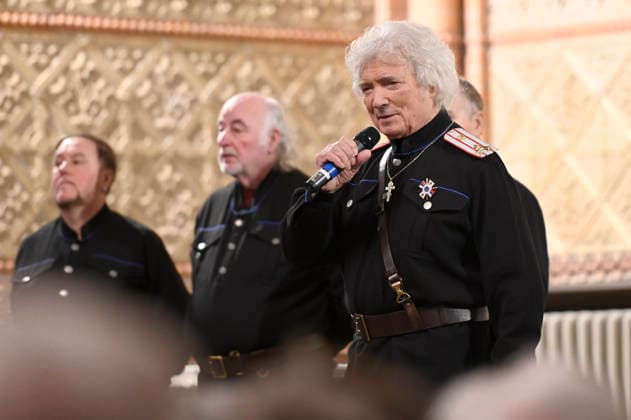 Peter Orloff of the Black Sea Cossack Choir live at a concert of their farewell tour in the Lutherkirche Görlitz, 09 04 2026 Foto:xM.xWehnertx xFuturexImagex orloff_6407