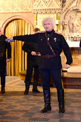 Peter Orloff of the Black Sea Cossack Choir live at a concert of their farewell tour in the Lutherkirche Görlitz, 09 04 2026 Foto:xM.xWehnertx xFuturexImagex orloff_6411