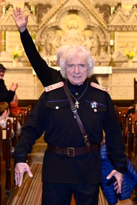 Peter Orloff of the Black Sea Cossack Choir live at a concert of their farewell tour in the Lutherkirche Görlitz, 09 04 2026 Foto:xM.xWehnertx xFuturexImagex orloff_6412