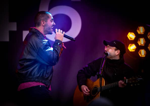 09 04 2026, xlkax, Entertainment, Stars for Free on Tour v l Boki from ClockClock during his performance at Stars for Free on Tour, presented by Eurowings, on April 09, 2026 in Oranienburg Oranienburg Daniel Lakomski