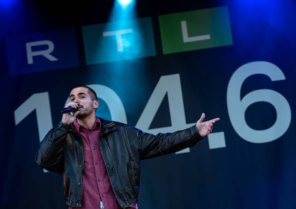 09 04 2026, xlkax, Entertainment, Stars for Free on Tour v l Boki from ClockClock during his performance at Stars for Free on Tour, presented by Eurowings, on April 09, 2026 in Oranienburg Oranienburg Daniel Lakomski