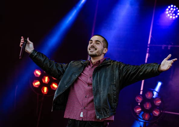 09 04 2026, xlkax, Entertainment, Stars for Free on Tour v l Boki from ClockClock during his performance at Stars for Free on Tour, presented by Eurowings, on April 09, 2026 in Oranienburg Oranienburg Daniel Lakomski