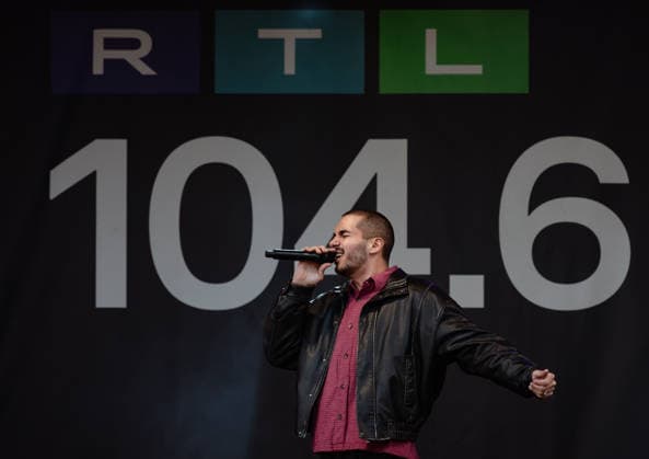 09 04 2026, xlkax, Entertainment, Stars for Free on Tour v l Boki from ClockClock during his performance at Stars for Free on Tour, presented by Eurowings, on April 09, 2026 in Oranienburg Oranienburg Daniel Lakomski