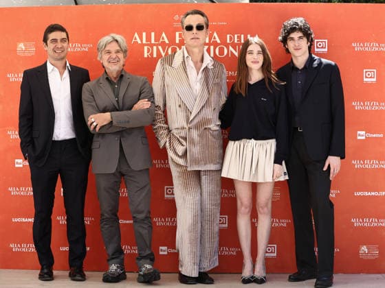 Rome, Barberini Cinema, photocall for the film At the Revolutionary Festival. Pictured: Riccardo Scamarcio, Arnaldo Catinari, Maurizio Lombardi, Valentina Romani, and Nicolas Maupas. Copyright: xMarcoxProvvisionatox xipa-agency.netx xDxAvanzo Provvisionatox IPA_Agency_IPA73862518