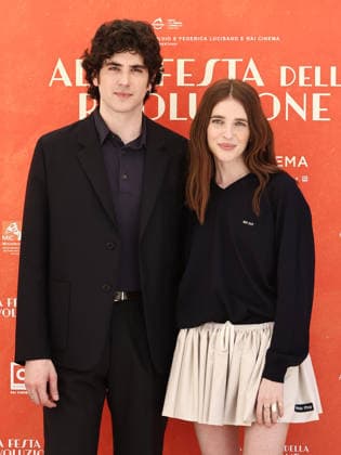 Rome, Barberini Cinema, photocall for the film At the Feast of the Revolution. Pictured: Nicolas Maupas, Valentina Romani Copyright: xMarcoxProvvisionatox xipa-agency.netx xDxAvanzo Provvisionatox IPA_Agency_IPA73862524