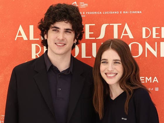 Rome, Barberini Cinema, photocall for the film At the Feast of the Revolution. Pictured: Nicolas Maupas, Valentina Romani Copyright: xMarcoxProvvisionatox xipa-agency.netx xDxAvanzo Provvisionatox IPA_Agency_IPA73862530