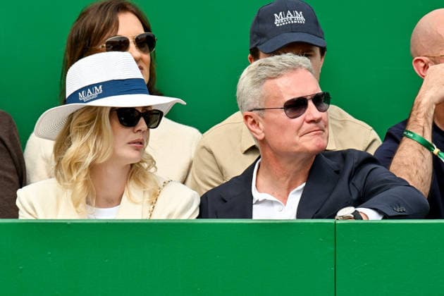 David Coulthard and his partner Sigrid Silversand during the sixth day of the Rolex Monte Carlo Masters at the Monte Carlo Country Club in Monaco, on April 10, 2026 Bruno Bebert Bestimage David Coulthard and his partner Sigrid Silversand during the sixth day of the Rolex Monte Carlo Masters at the Monte Carlo Country Club in Monaco, on April 10, 2026 Monte Carlo Monaco  Copyright: xBrunoxBebertx xBestimagexBrunoxBebertx xBestimagex