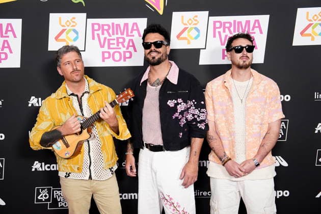 Entertainment Bilder des Tages Photocall of the festival Los40 Primavera Pop Madrid 2026 The group Bombai during the photocall of the Festival Los40 Primavera Pop Madrid 2026, at the Movistar Arena, on the 10th of April 2026, in Madrid Spain The festival brings together some of the biggest names in pop and urban music of the moment in a macro-concert night to celebrate the 60th anniversary of Los40 Thousands of attendees enjoy live the greatest hits that dominate the charts 10 APRIL 2026 MUSIC LOS40 PRIMAVERA POP CONCERT MUSIC MUSICIANS FAMOUS SINGERS CULTURE ENTERTAINMENT A Pé Madrid Madrid Madrid Spain  Copyright: xA.xPÃ rezxMecax 7429672