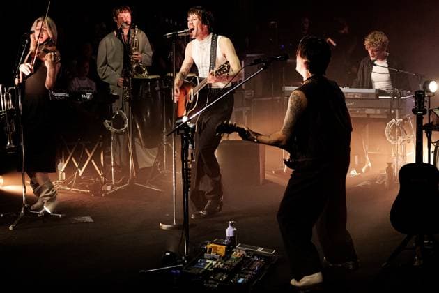 AMSTERDAM - Son Mieux during a performance at De Wester. The Hague-based band is playing four shows in 24 hours, in honor of the new album 24 Hours. RAMON VAN FLYMEN ANP netherlands out - belgium out  Copyright: xx x555474712x originalFilename: 555474712.jpg