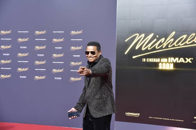 MICHAEL INTERNATIONAL PREMIERE IN BERLIN Jackie Jackson arrival, red carpet for the PhotoCall at the International Premiere of Global Fan Celebrartion MICHAEL in Berlin on 10 04 2026 Photopress Mueller