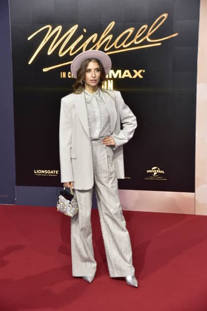 MICHAEL INTERNATIONAL PREMIERE IN BERLIN Cathy Hummels arrival, red carpet for the PhotoCall at the International Premiere of Global Fan Celebrartion MICHAEL in Berlin on 10 04 2026 Photopress Mueller
