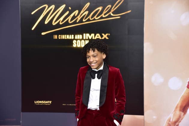 MICHAEL INTERNATIONAL PREMIERE IN BERLIN Guest of the young MICHAEL JACKSON arrival, red carpet for the PhotoCall at the International Premiere of Global Fan Celebrartion MICHAEL in Berlin on 10 04 2026 Photopress Mueller