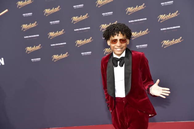 MICHAEL INTERNATIONAL PREMIERE IN BERLIN Guest of the young MICHAEL JACKSON arrival, red carpet for the PhotoCall at the International Premiere of Global Fan Celebrartion MICHAEL in Berlin on 10 04 2026 Photopress Mueller