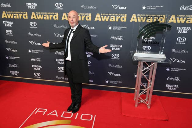 Radio Regenbogen Award 2026 The Count of Unheilig on the red carpet Radio Regenbogen Award 2026 Presentation of the 26 Radio Regenbogen Award on 10 04 2026 in the Europa Park Arena in Rust Baden Württemberg, Germany