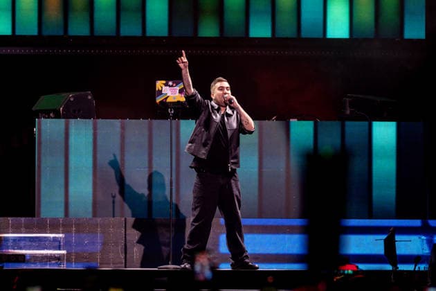 Festival Los40 Primavera Pop Madrid 2026 The singer Beret performs during the Festival Los40 Primavera Pop Madrid 2026, at the Movistar Arena, on the 10th of April 2026, in Madrid Spain The festival brings together some of the biggest names in pop and urban music of the moment in a macro-concert night to celebrate the 60th anniversary of LOS40 Thousands of attendees enjoy live the greatest hits that dominate the charts 10 APRIL 2026 MUSIC LOS40 PRIMAVERA POP CONCERT MUSIC MUSICIANS FAMOUS SINGERS CULTURE ENTERTAINMENT Madrid Madrid Madrid Spain  Copyright: xRicardoxRubiox 7429995