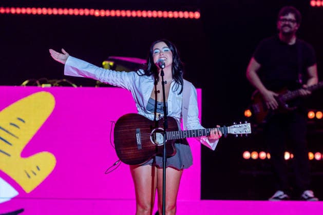 Festival Los40 Primavera Pop Madrid 2026 The singer Chiara Oliver performs during the Festival Los40 Primavera Pop Madrid 2026, at the Movistar Arena, on the 10th of April 2026, in Madrid Spain The festival brings together some of the biggest names in pop and urban music of the moment in a macro-concert night to celebrate the 60th anniversary of LOS40 Thousands of attendees enjoy live performances of the biggest hits that dominate the charts 10 APRIL 2026 MUSIC LOS40 PRIMAVERA POP CONCERT MUSIC MUSICIANS FAMOUS SINGERS CULTURE ENTERTAINMENT Madrid Madrid Spain  Copyright: xRicardoxRubiox 7430023