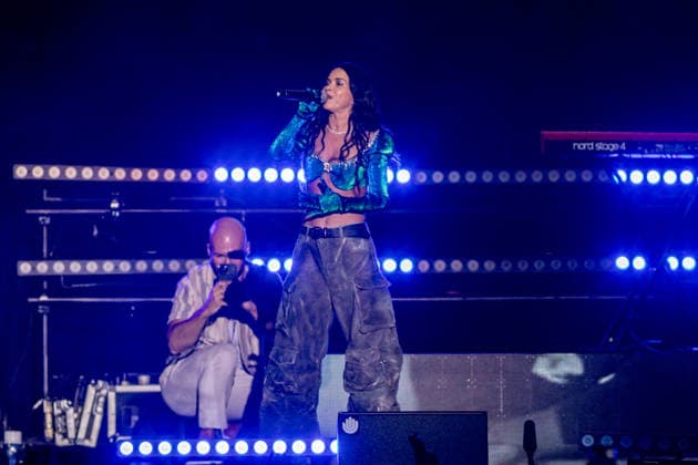 Festival Los40 Primavera Pop Madrid 2026 The singer Inna performs during the Festival Los40 Primavera Pop Madrid 2026, at the Movistar Arena, on the 10th of April 2026, in Madrid Spain The festival brings together some of the biggest names in pop and urban music of the moment in a macro-concert night on the occasion of LOS40s 60th anniversary Thousands of attendees enjoy live performances of the greatest hits that dominate the charts 10 APRIL 2026 MUSIC LOS40 PRIMAVERA POP CONCERT MUSIC MUSICIANS FAMOUS SINGERS CULTURE ENTERTAINMENT Madrid Madrid Spain  Copyright: xRicardoxRubiox 7430025
