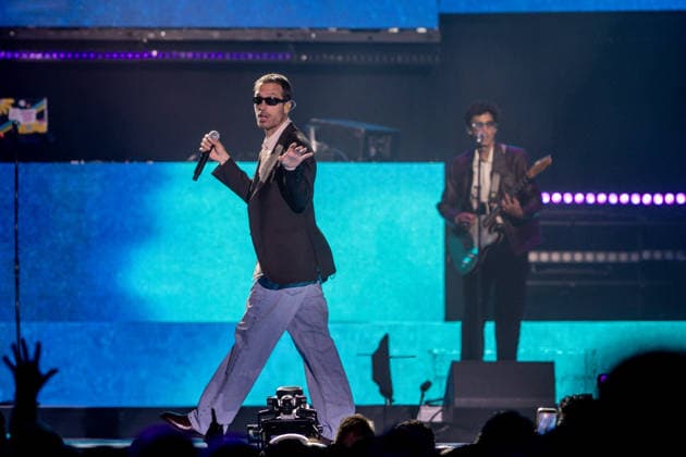 Festival Los40 Primavera Pop Madrid 2026 Marlon performs during the Festival Los40 Primavera Pop Madrid 2026, at the Movistar Arena, on the 10th of April 2026, in Madrid Spain The festival brings together some of the biggest names in pop and urban music of the moment in a macro-concert night to celebrate the 60th anniversary of LOS40 Thousands of attendees enjoy live the greatest hits that dominate the charts 10 APRIL 2026 MUSIC LOS40 PRIMAVERA POP CONCERT MUSIC MUSICIANS FAMOUS SINGERS CULTURE ENTERTAINMENT Madrid Madrid Spain  Copyright: xRicardoxRubiox 7430037