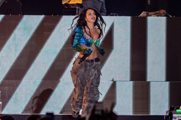 Festival Los40 Primavera Pop Madrid 2026 The singer Inna performs during the Festival Los40 Primavera Pop Madrid 2026, at the Movistar Arena, on the 10th of April 2026, in Madrid Spain The festival brings together some of the biggest names in pop and urban music of the moment in a macro-concert night on the occasion of LOS40s 60th anniversary Thousands of attendees enjoy live performances of the greatest hits that dominate the charts 10 APRIL 2026 MUSIC LOS40 PRIMAVERA POP CONCERT MUSIC MUSICIANS FAMOUS SINGERS CULTURE ENTERTAINMENT Madrid Madrid Spain  Copyright: xRicardoxRubiox 7430026