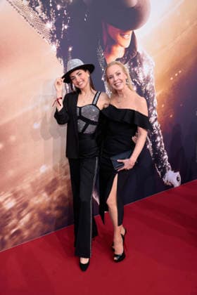 Ekaterina Leonova and Isabel Edvardsson at the Michael Film Premiere on 11 04 2026 in Berlin Michael Film Premiere in Berlin