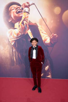 Juliano Krue Valdi during the Michael movie premiere at Uber Eats Music Hall on April, 11, 2026 in Berlin, Germany Michael movie premiere at Uber Eats Music Hall in Berlin, Germany