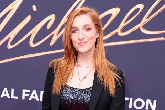 Lara Trautmann during the Michael movie premiere at Uber Eats Music Hall on April, 11, 2026 in Berlin, Germany Michael movie premiere at Uber Eats Music Hall in Berlin, Germany