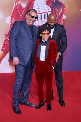 Michael Graham King, Juliano Valdi, Antoine Fuqua Film premiere for Michael on Uber Platz Berlin Date 10 04 2026 Copyright: xEventpress Kratschx