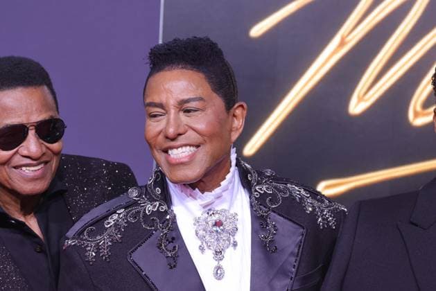Michael Jackie Jackson, Jermaine Jackson movie premiere to Michael on Uber Platz Berlin Date 10 04 2026 Copyright: xEventpress Kratschx