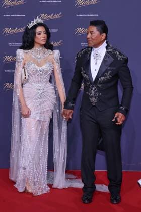 Michael Maday Velazquez, Jermaine Jackson Film premiere for Michael on Uber Platz Berlin Date 10 04 2026 Copyright: xEventpress Kratschx