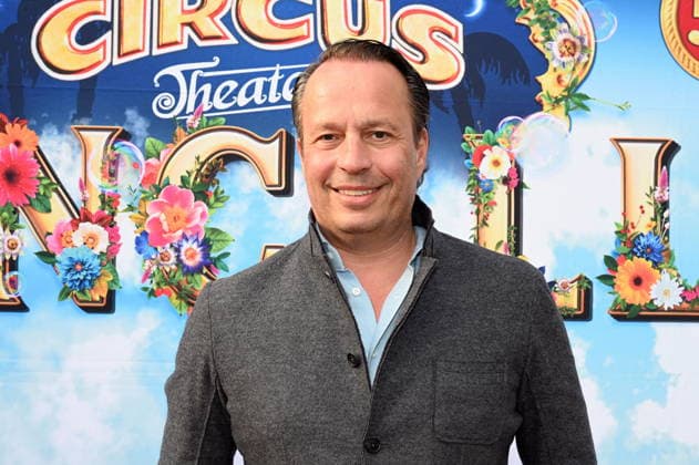 Heinrich Philipp Becker, Managing Partner of the private brewery Gaffel comes to the Cologne premiere of Circus Roncalli