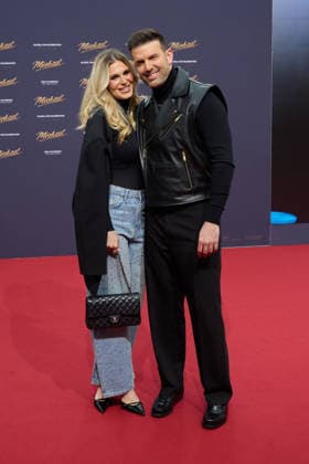 Jessie Noe Scheuermann and Jay Khan International Premiere Global Fan Celebration of Michael at the Uber Eats Music Hall in Berlin on 10 04 2026 Cinema Premiere Michael