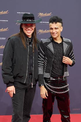 Helge Mark and Prince Damien International Premiere Global Fan Celebration of Michael at the Uber Eats Music Hall in Berlin on 10 04 2026 Cinema premiere Michael