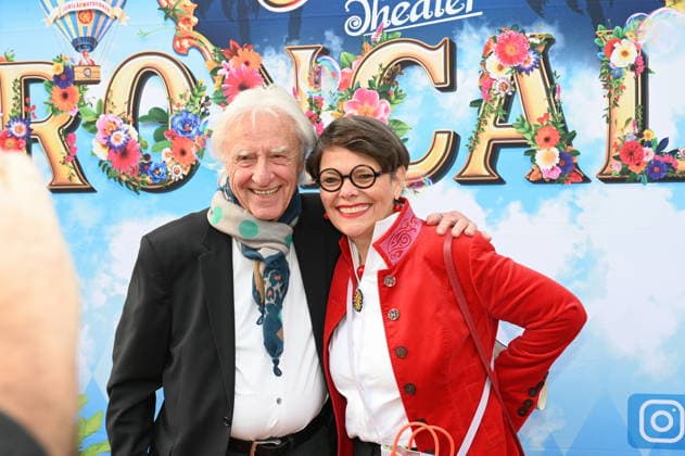 Swiss cabaret artist Emil Steinberger and his wife Niccel Steinberger come to the Cologne premiere of Circus Roncalli