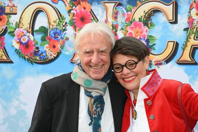 Swiss cabaret artist Emil Steinberger and his wife Niccel Steinberger come to the Cologne premiere of Circus Roncalli