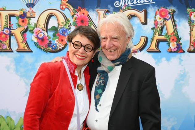 Swiss cabaret artist Emil Steinberger and his wife Niccel Steinberger come to the Cologne premiere of Circus Roncalli