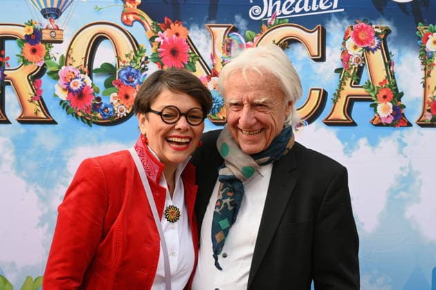 Swiss cabaret artist Emil Steinberger and his wife Niccel Steinberger come to the Cologne premiere of Circus Roncalli