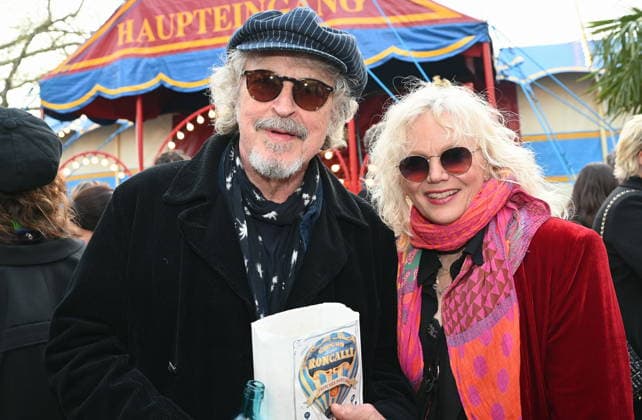 Musician Wolfgang Niedecken and his wife Tina come to the Cologne premiere of Circus Roncalli