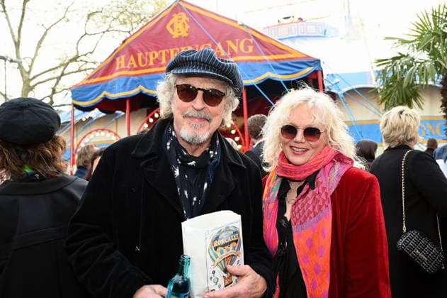 Musician Wolfgang Niedecken and his wife Tina come to the Cologne premiere of Circus Roncalli